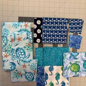 Ocean-Themed Kids Fabric Set